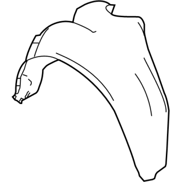 Nissan 76748-6CA0A Protector-Rear Wheel House RH