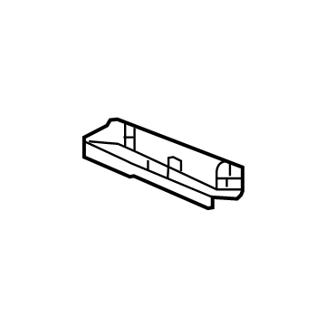 Nissan 76805-9DF0A Plate Closing, Lower RH