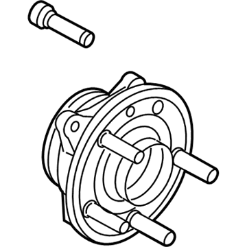 Ford BT4Z-1104-B Front Hub
