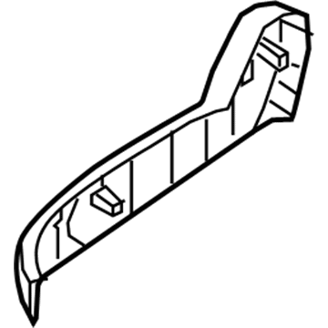 Nissan 87330-5AA4B Finisher-Cushion, Front Seat Outer RH