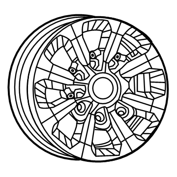 Mopar 6CV282XFAA Wheel-Aluminum