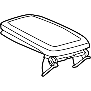 Lexus 58920-30231-A0 Rear Console Armrest Assembly