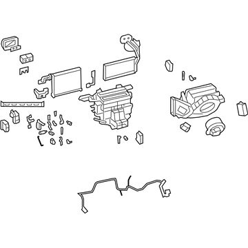 GM 92256543 AC & Heater Assembly