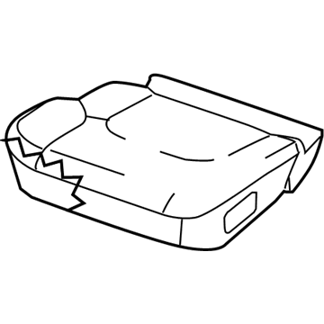 Nissan 87350-EA500 Cushion Assy-Front Seat