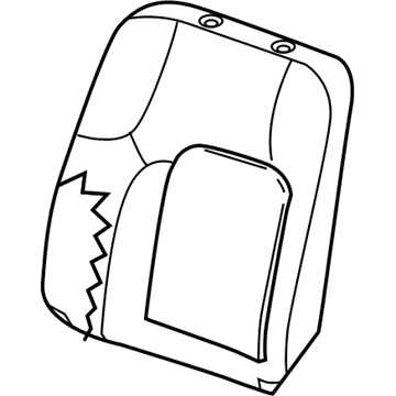 Nissan 87650-9CF6A Back Assy-Front Seat