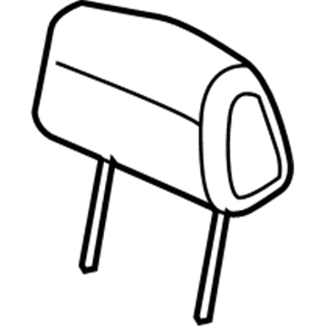 Nissan 86400-ZP10A Head Rest Assembly-Front Seat