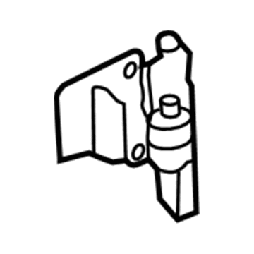 BMW 41-52-7-259-595 Hinge, Rear Door, Upper, Left