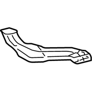 Lexus 87217-30250 Duct, Air, Rear NO.5