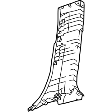 Lexus 62413-F6010-C0 GARNISH, CTR PILLAR