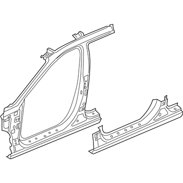 Hyundai 71110-G3A10 Panel Assembly-Pillar Outer, LH