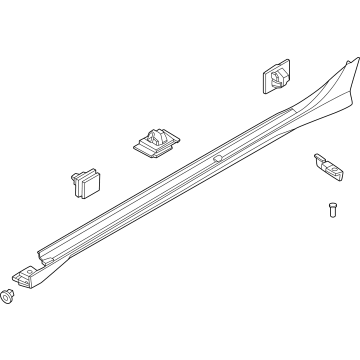Hyundai 87751-KL000 MOULDING ASSY-SIDE SILL,LH