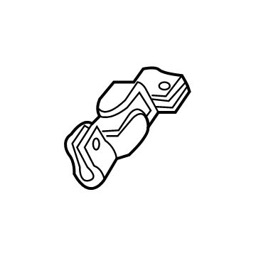 Nissan 48080-6GP1A JOINT ASSY-STEERING COLUMN, LOWER
