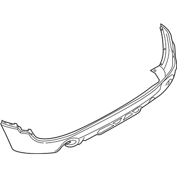 BMW 51-12-7-391-199 Black Band, Rear Bottom