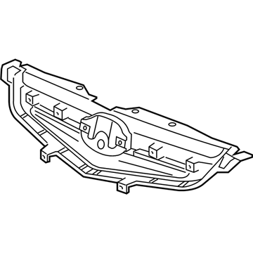 Acura 71120-SEP-A00 Mesh, Front Bumper Grille