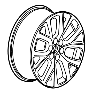 GM 84520430 Wheel, Alloy