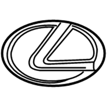 Lexus 90975-02026 Luggage Compartment Door Emblem