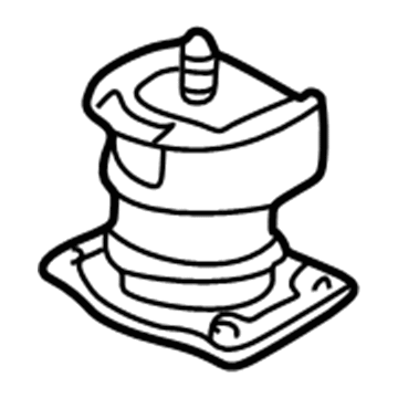 Acura 50815-S87-A81 Rubber Assembly, Rear Engine Mounting (Ecm)