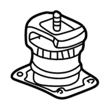 Acura 50810-S87-A81 Rubber Assembly, Front Engine Mounting (Ecm)