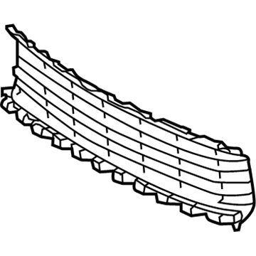 Lexus 53112-30240 Grille, Radiator, Lower