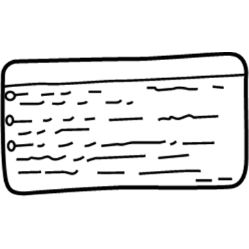 Nissan 98591-10Y10 Label-Air Bag