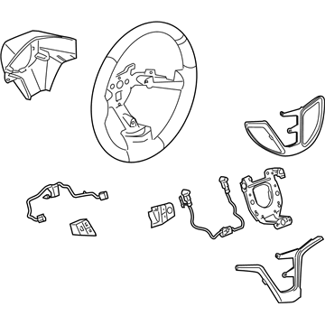 GM 25896556 Steering Wheel