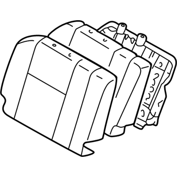 Toyota 79340-60520-B0 Seat Back Assembly