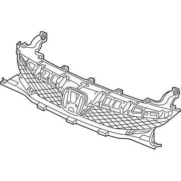 Honda 71121-SNA-A50 Base, Front Grille
