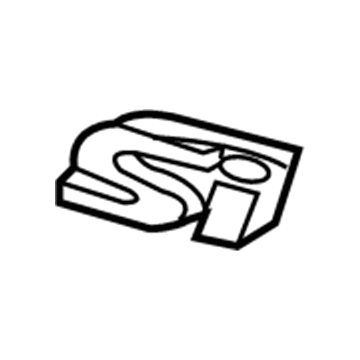 Honda 75732-SVJ-A01 Emblem, Front (Si)