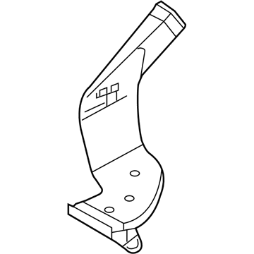 Kia 97370H9000 Duct-Rear Heating, RH