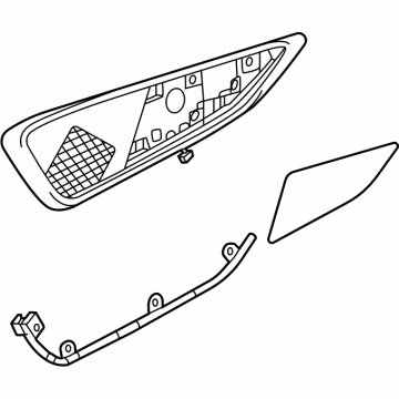 Lexus 67705-F6010-C1 ORNAMENT SUB-ASSY, F