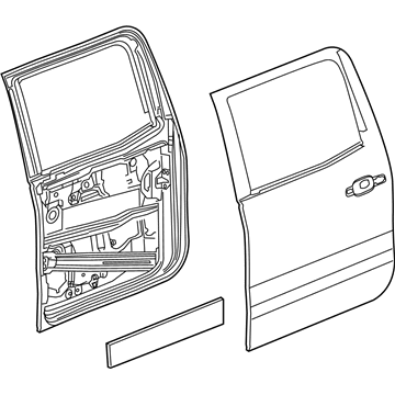 GM 85658274 DOOR ASM-RR SI