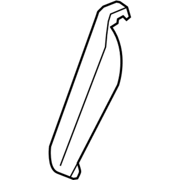 BMW 52-20-7-358-229 SIDE FINISHER, LEATHER, LEFT