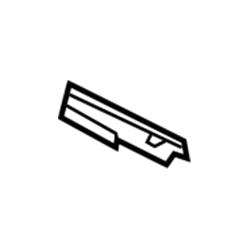 BMW 52-20-7-319-610 Trim, Backrest Upper Section, Middle