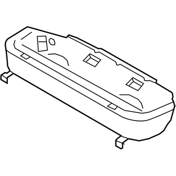 BMW 52-20-7-315-122 Seat Carrier, Rear