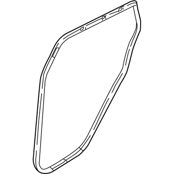 Nissan 76923-6MA0A Welt-Body Side, Rear RH