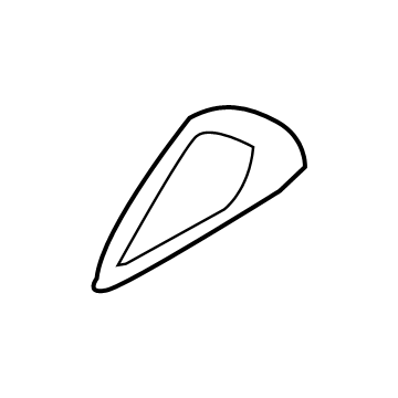 Hyundai 83427-D2010 Glass-Rear Door Fixed, RH