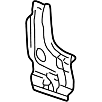 Honda 66114-S01-A00ZZ Stiffener, R. RR. Panel Side