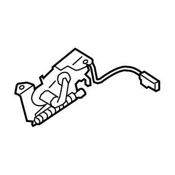 BMW 51-23-7-242-549 Right Lower Hood Lock