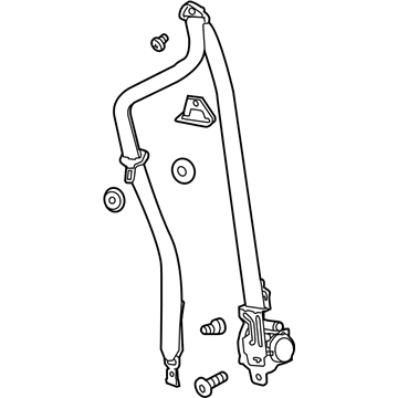 GM 19258585 Belt & Retractor