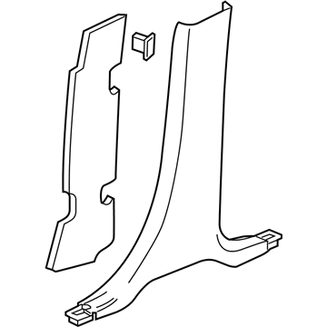 GM 84710034 Lower Center Pillar Trim