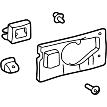 Lexus 62603-60061-B0 Board Sub-Assembly, Quarter