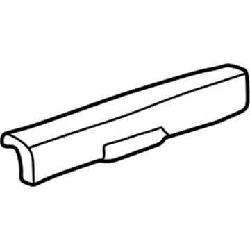 Lexus 64974-60020-A1 Cover, Deck Trim Pocket