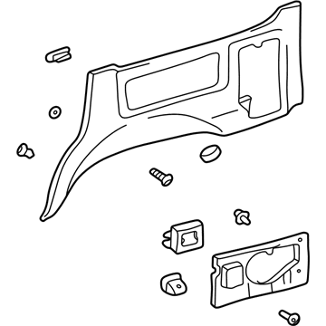 Toyota 62503-60090-A0 Lower Quarter Trim