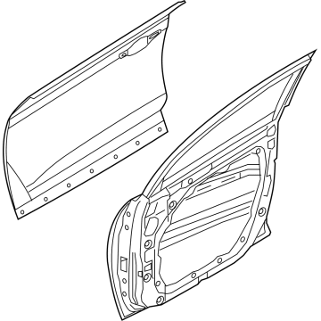 Hyundai 76003-K5000 PANEL ASSY-FRONT DOOR, LH
