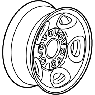 GM 9597724 Spare Wheel