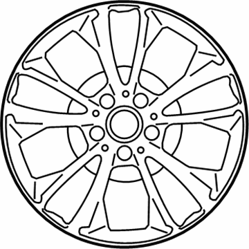 BMW 36-11-6-794-691 Disc Wheel, Light Alloy, Reflex-Silber