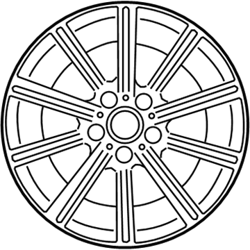 BMW 36-11-6-794-689 Disc Wheel, Light Alloy, Reflex-Silber