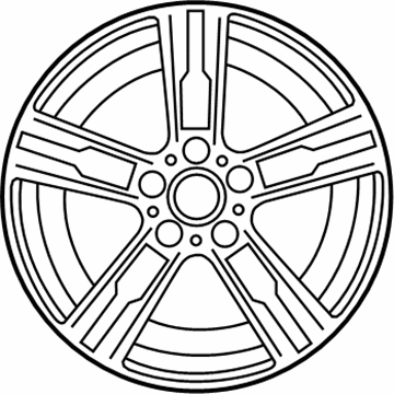 BMW 36-11-7-843-716 Light Alloy Rim