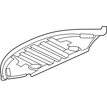 GM 92201783 Lower Deflector