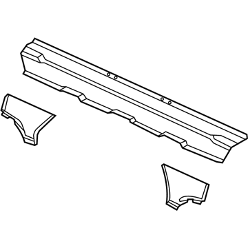 Mopar 68045533AD CROSSMEMBER-Rear Shelf Panel